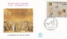 FRANCE 1989 FDC SERMENT DU JEU DE PAUME YT 2591