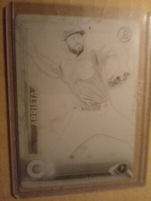 2016 Jake Arrieta Bowman Black printing plate 1of1 Chicago cubs
