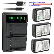 Kastar Battery LTD2 USB Charger for Olympus OM SYSTEM BLX-1 BLX1 BCX-1 BCX1