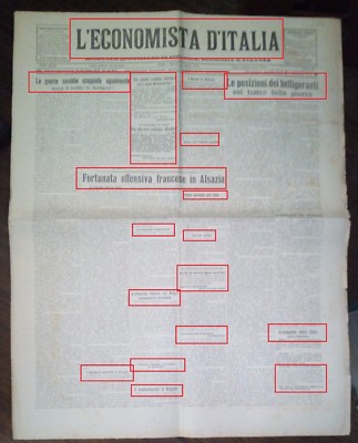 WW1-UNA Groß Niederlage Austriaca-Del 18-08-1914 N.