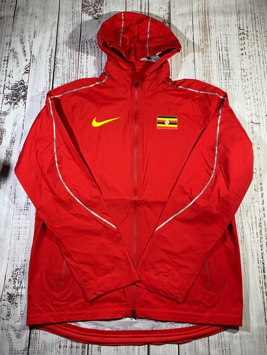 Nike Pro Elite Uganda Olympics Storm Fit Jacket Red 882276 Nike Pro Elite Uganda Olympics Storm Fit Jacket Red 882276