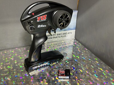 Traxxas TQ Transmitter 2.4 ghz w/ 3 channel 6519 Receiver  Slash Rustler 4tec