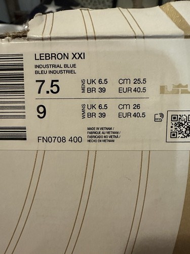 Size 7.5 - Nike LeBron 21 Abalone - Picture 2 of 5