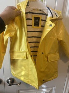 gap yellow raincoat