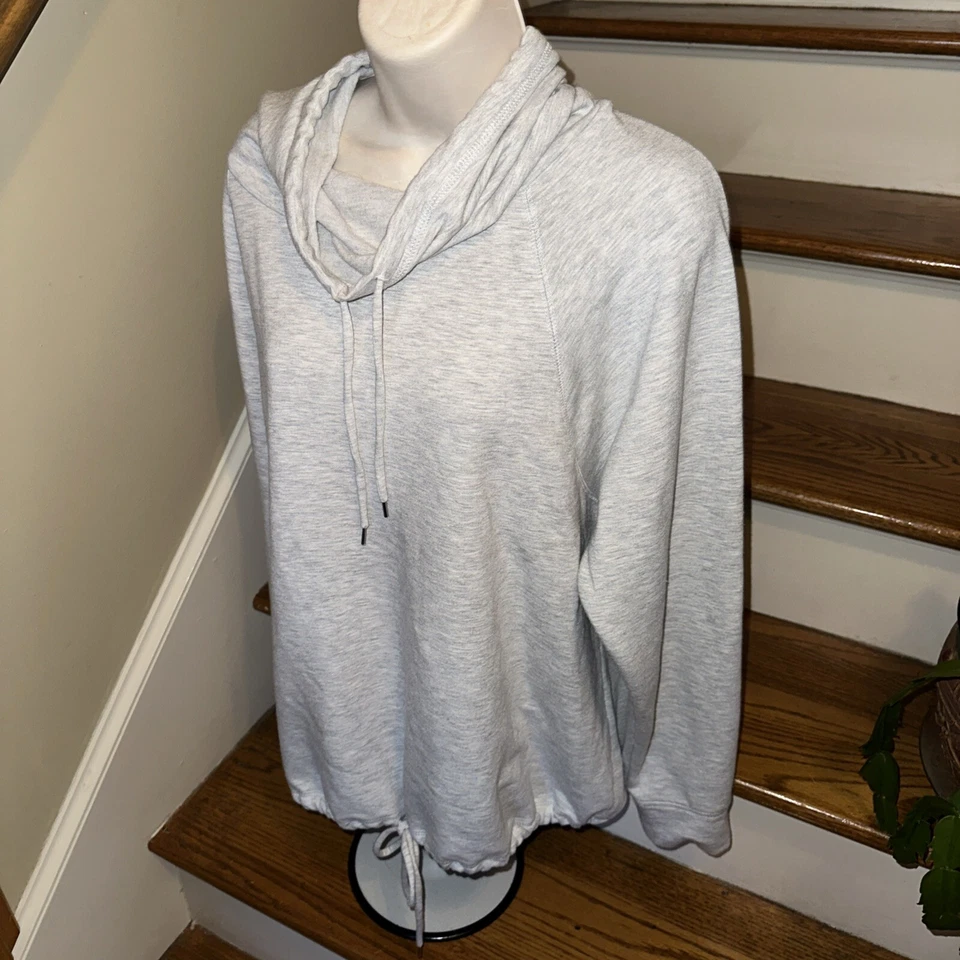 GILLIGAN O'MALLEY Mock Turtleneck Hoodie Comfort Sweatshirt XXL Bid CHARITY❤️287 - Image 3 of 4