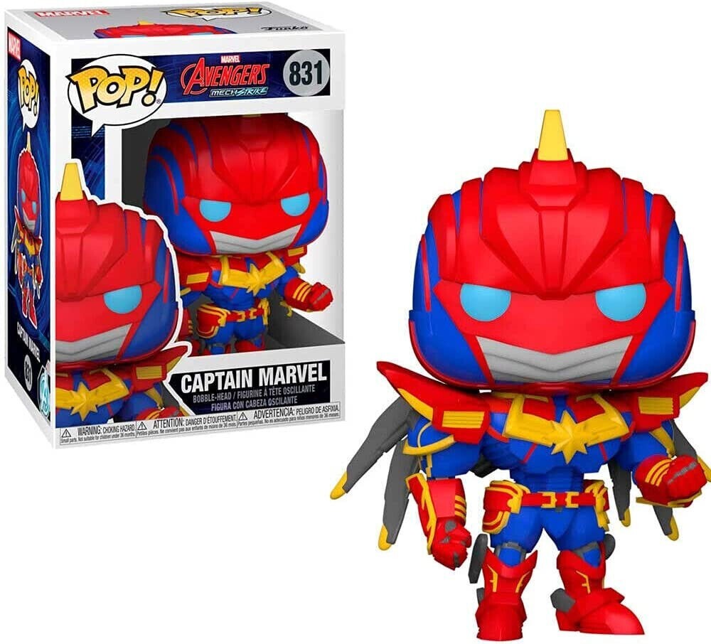 Marvel Avengers Mech Strike Captain Marvel Funko Pop Figure #831