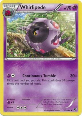 Pokemon - Whirlipede - 52/146 - Uncommon - XY - Base Set - NM | eBay