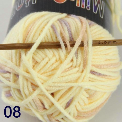 AIP Soft Baby Cotton Yarn New Hand dyed Wool Socks Scarf Knitting 2Skeinsx50g 08 - Picture 3 of 4
