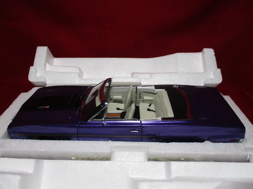 1:18 Scale 1970 Plymouth Road Runner Purple GMP Diecast Model Muscle Car Acme - Image 2 of 4