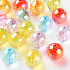 110x 20mm Bubblegum Acrylic Round Jumbo Beads for Jewelry Making Craft Supplies