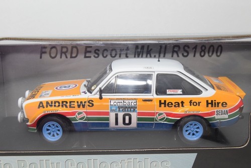 B33 1:18 SUNSTAR SUN STAR 4431 FORD ESCORT RS1800 RAC LOMBARD RALLY 1975 RARO - Imagen 2 de 13