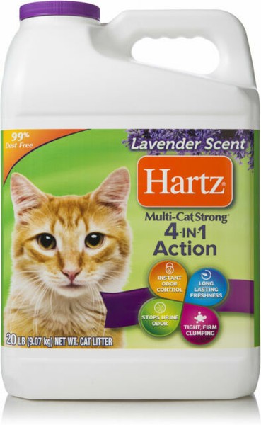 hartz clumping paper litter