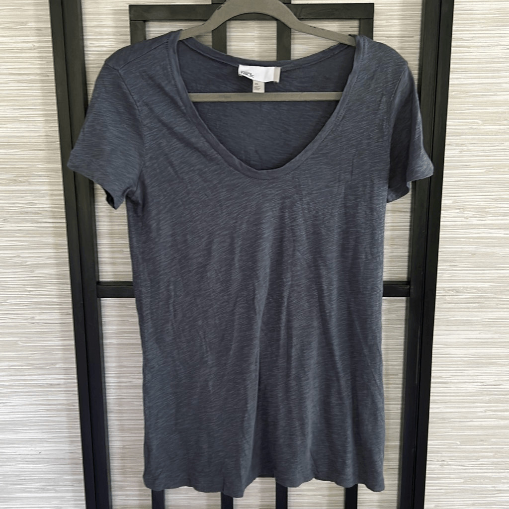 Nordstrom Rack heather Gray scoopneck T-shirt cotton Modal XS