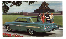 1961 Chevrolet Impala Car Auto Transportation Marines Postcard