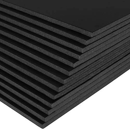 30Pack 1/5 Inch Foam Boards 10x8 Inch Foam Core Board Black Foam Sheet  Black