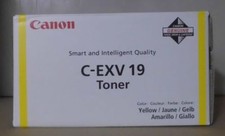 Toner Canon C-EXV 19 giallo imagepress C1 C1Plus C1PlusII IP C1 C1Pplus IMBALLO ORIGINALE A