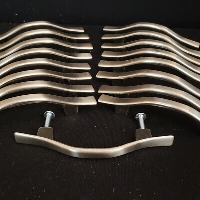 Lot of 17 Hickory Hardware P135 3-Inch Cavalier Drawer Pulls Satin Nickel