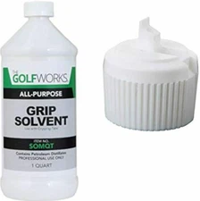 Golf Club Grip Tape Solvent Kit - 1 Quart - With Easy Pour Spout Cap