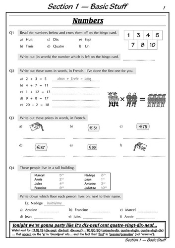 KS3 Years 7-9 French Workbook with Answer CGP - Picture 4 of 12