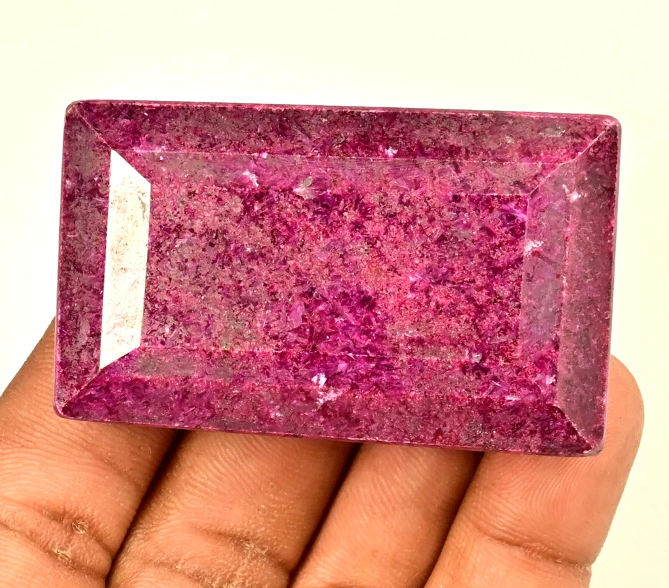 445.00Ct Natural Huge Red Ruby Baguette Cut Certified Museum Size Grade Gemstone - Image 2 of 4