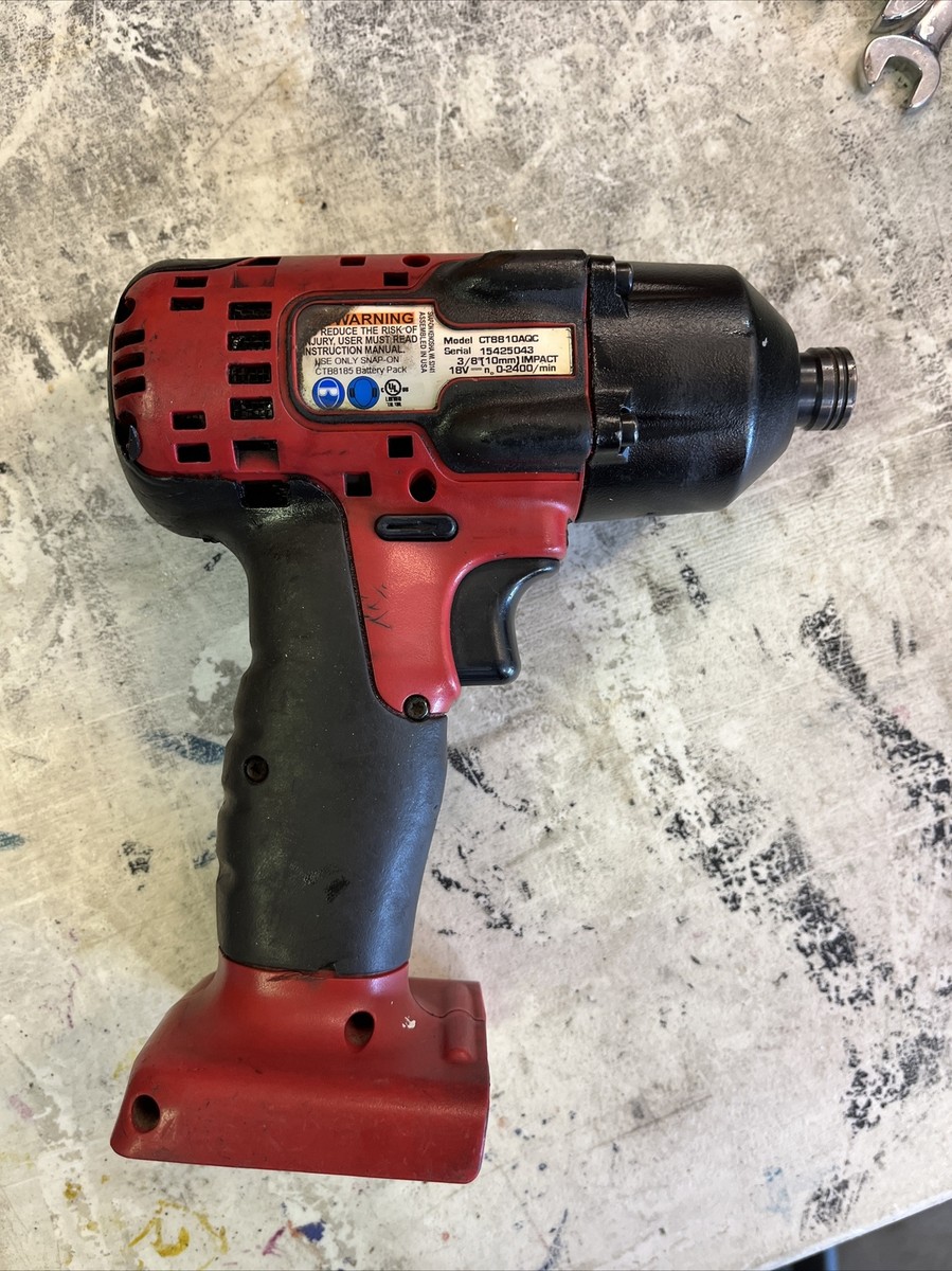 snap on cordless impact driver ct8810aqc