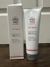 EltaMD UV Sport Body Sunscreen, SPF 50 Sport Sunscreen Lotion 8 oz, Oil Free