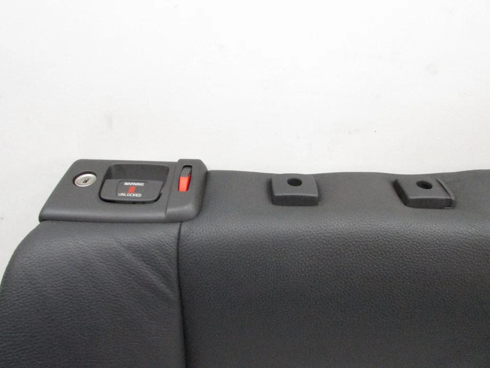 Volvo S40 2007 asiento superior trasero derecho cuero negro OEM 05 06 07 08 09 Foto 2 de 4