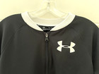 Girl's Under Armour Black White Athletic Activewear Sports Jacket Zip-up Size XL — photo 3