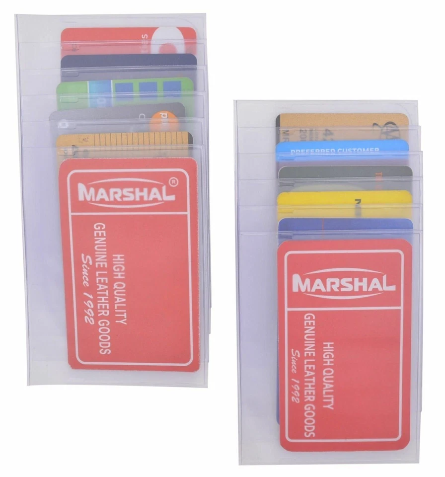 Hecho en EE. UU. Chequera Inserto de Plástico para Fotos Tarjetas 6 Páginas JUEGO DE 2 Insertos Foto 2 de 3