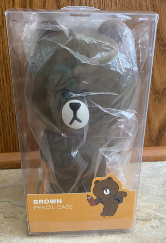 LINE FRIENDS Federmäppchen mit brauner Figur und Reißverschluss - Bild 2 von 6