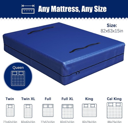 Eco-Friendly Queen Mattress Storage Bags with 8 Handles - Convenient & Durable - Picture 5 of 9