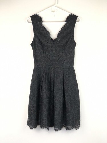 H&M Lace Dress Size 4 Evening Wedding Cocktail Prom Graduation Party Black NWT - 第 1/9 張圖片