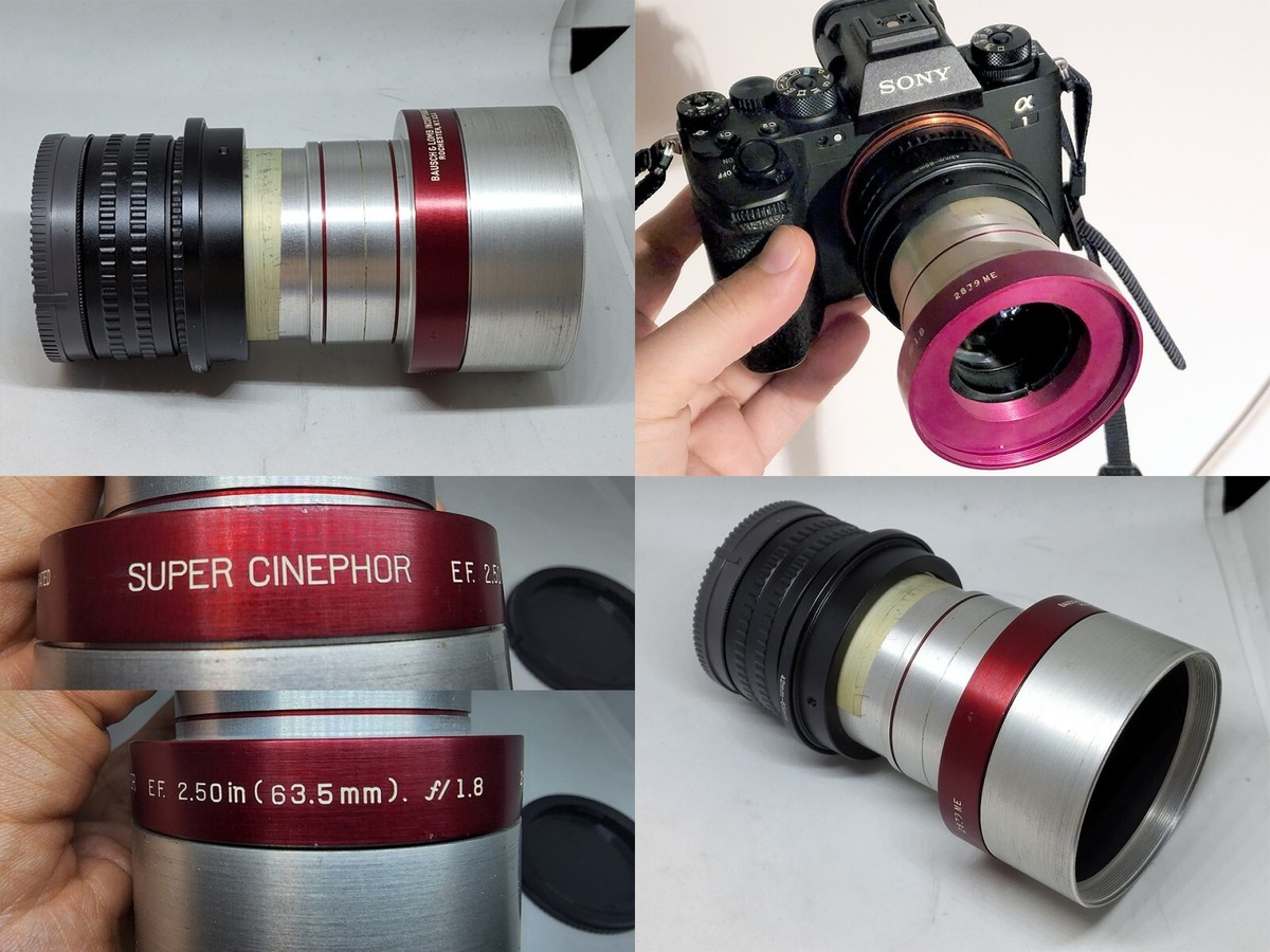 Bausch & Lomb Super Cinephor 63.5mm f1.8 Projection Lens +