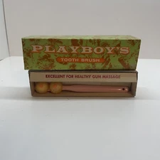 1960s Playboy Tooth Brush Gag Gift Oddity Prank Collectible New in Box 