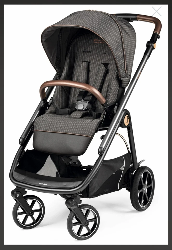 New In Box! Peg Perego Primo Veloce Travel System Stroller And Car Seat Fiat 500 - Image 2 of 4