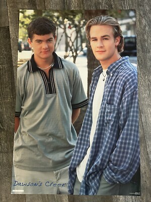 Dawson's Creek Vintage Poster James Van Der Beek Joshua Jackson Hot Guy  1998