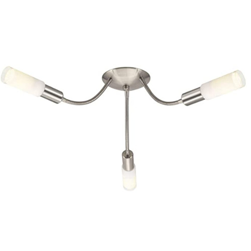 Plafoniera EGLO Samanta E14 Nickel Opaco | Illuminazione Interni Moderna