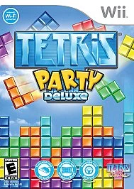 Tetris Party Deluxe (Nintendo Wii, 2010) CIB With Manual