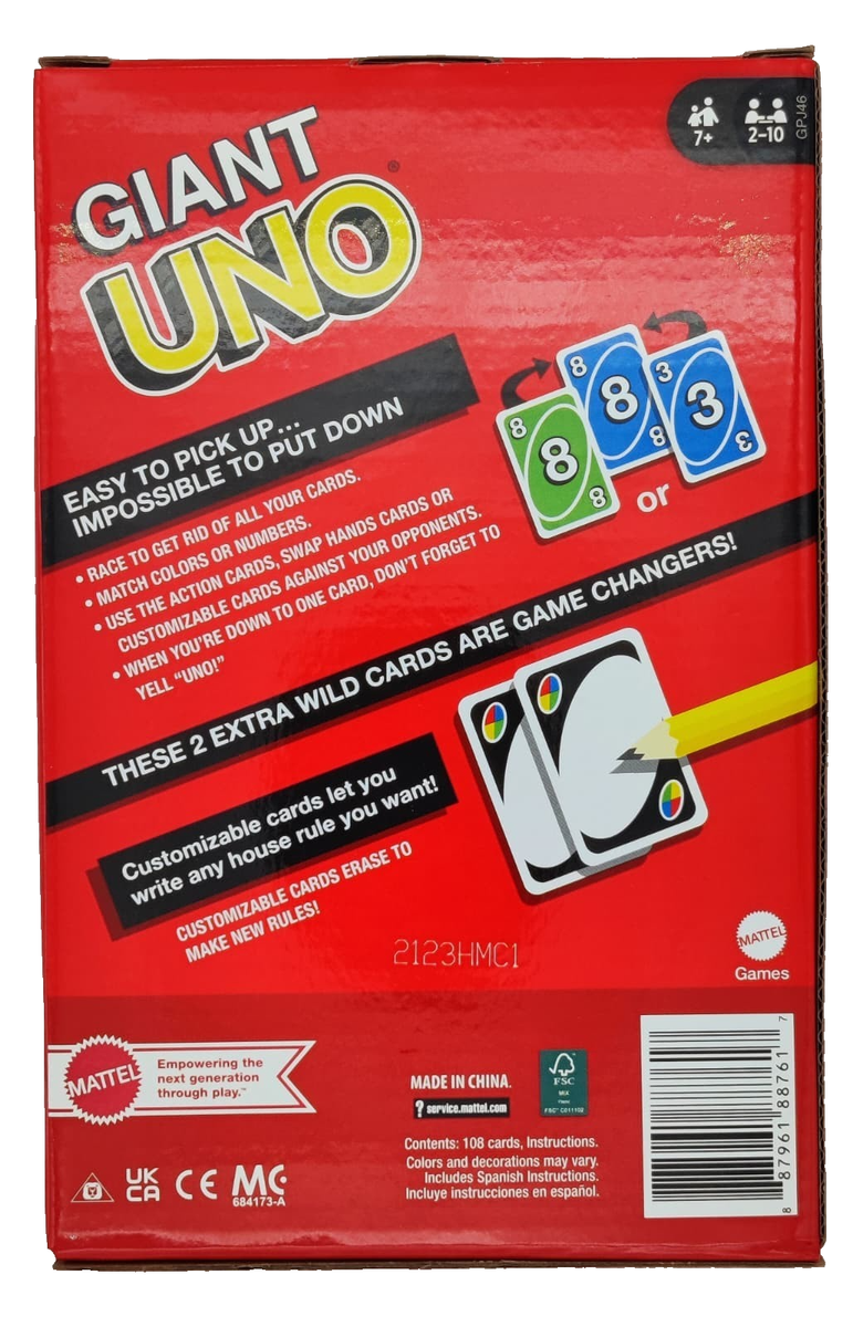 Mattel Pack Jeu Uno Extrême GXY75 + Jeu Uno Flex HMY99 , Jeu De Soc Lanceur Cartes Effets Lumineux Et Sonores Coup Amz B0cldghvb
