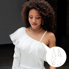 4 Pairs Transparent Shoulder Straps Women Bras Adjustable for Dress