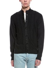 Bruno Magli Merino Wool Cardigan Men's