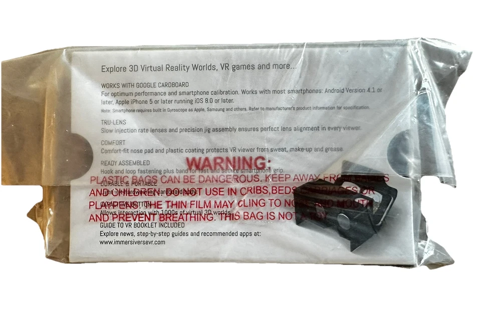 Virtual Reality Viewer 3D Tru-Lens Immersiverse VR - Use Any Smartphone - Image 3 of 4