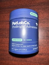 PetLab Co ProBright Advanced Dental Powder - Dog Breath Freshener - Large Dogs