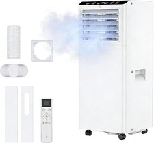 9000 BTU Portable Air Conditioner 4-in-1, Smart Control & Quiet Cooling, Dehumid