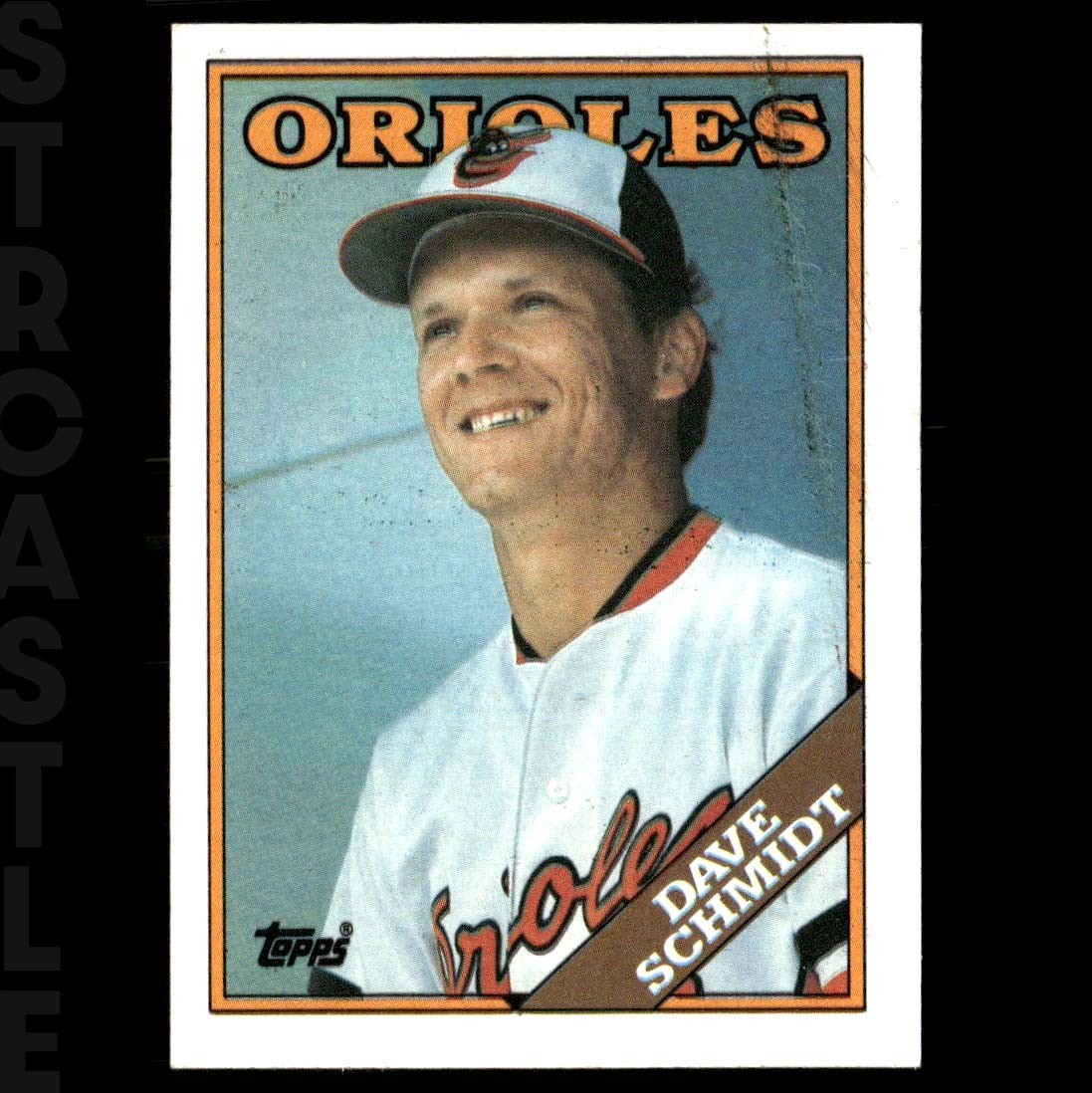 Dave Schmidt 1988 Topps #214 Baltimore Orioles ⚾ Baseball Card