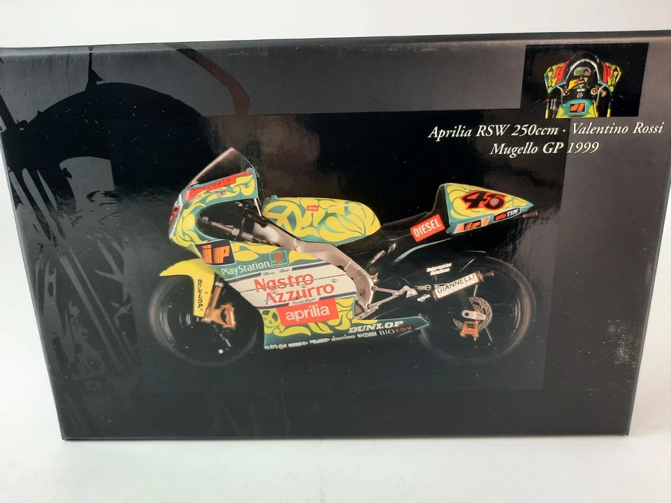 MINICHAMPS Aprilia 250 #46 Valentino Rossi Gp Mugello 1999 1/12 122990046 - Bild 2 von 4