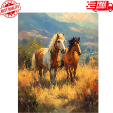 Horse Paint by Numbers Kit for Adults, Horse Paint by Number, Painting by Number