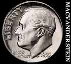 1955 Roosevelt Dime- Silver- Choice Gem Brilliant Unc Luster No Reserve #J6916