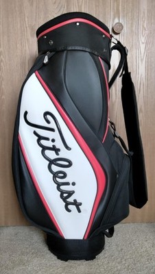 Titleist AP 714 trial set mid-size staff golf bag shoulder strap