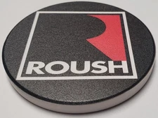 Car Coaster - ROUSH R Logo Cup Holder Insert * Mustang Stage 1 2 3 * Ships FREE!